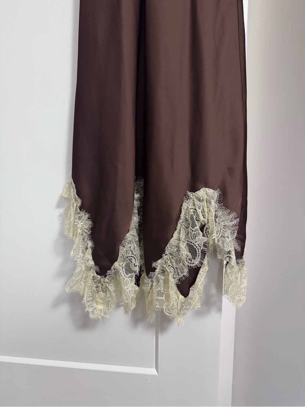 RMN Studio Satin Lace Slip Dress- new! - Picture 4 of 9